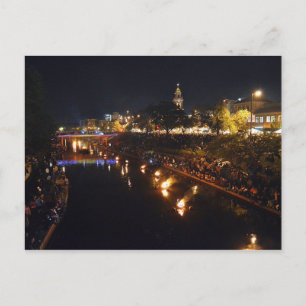 WaterFire Kansas City Vykort