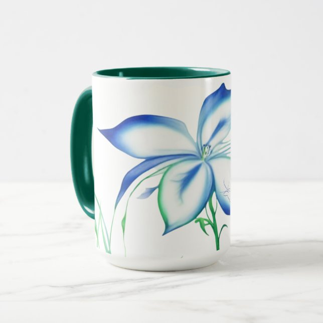 Waterflower 2 mugg (Framsida vänster)