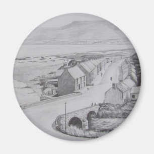 Waterfoot ståndsmässiga Antrim ritar teckningen Magnet