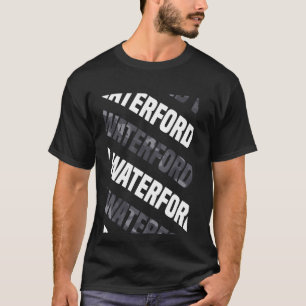Waterford Camo Mönster Grått Camouflage T Shirt