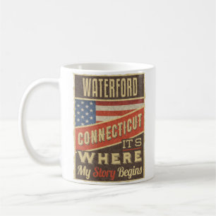 Waterford Connecticut Kaffemugg