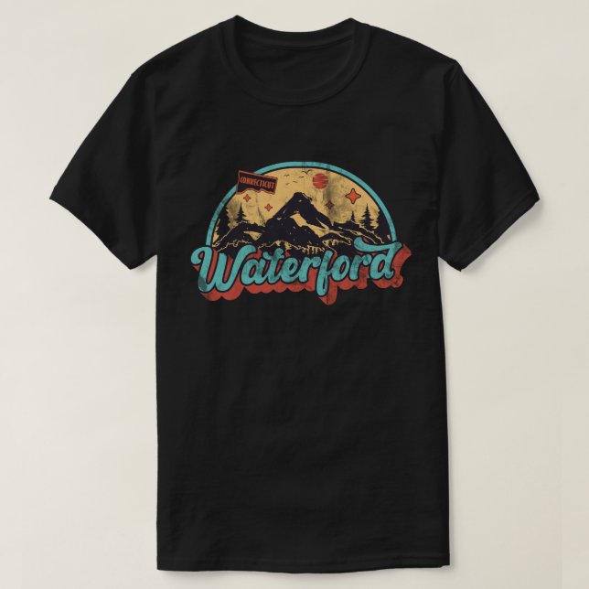 Waterford, Connecticut T Shirt (Design framsida)
