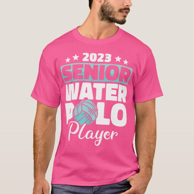 Waterfotbollens Coach Senior Vatten Polo Player Va T Shirt (Framsida)