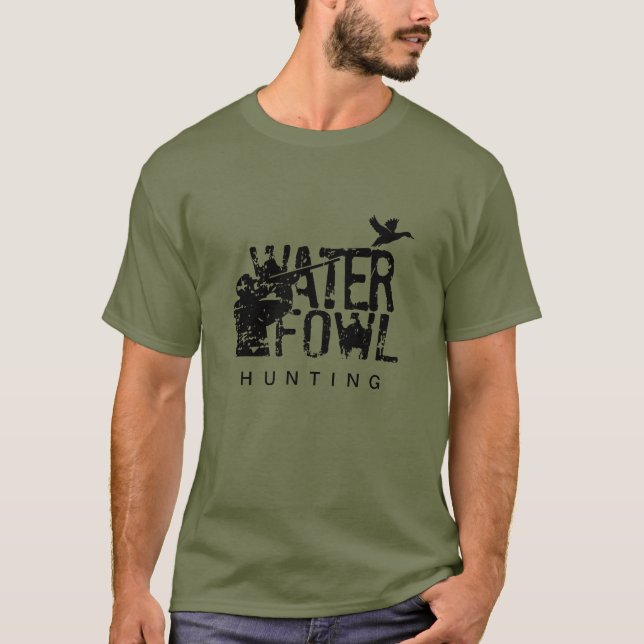 Waterfowl Hunting T Shirt (Framsida)
