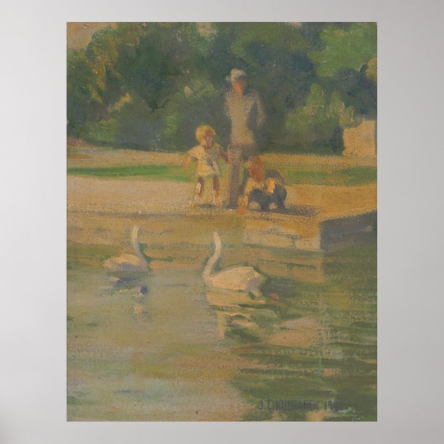 Waterfowl Sjö - Kulhanek Brookside Zoo Poster (Framsidan)