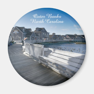 Waterfront Boardwalde Magnet - Yttre Banker, NC