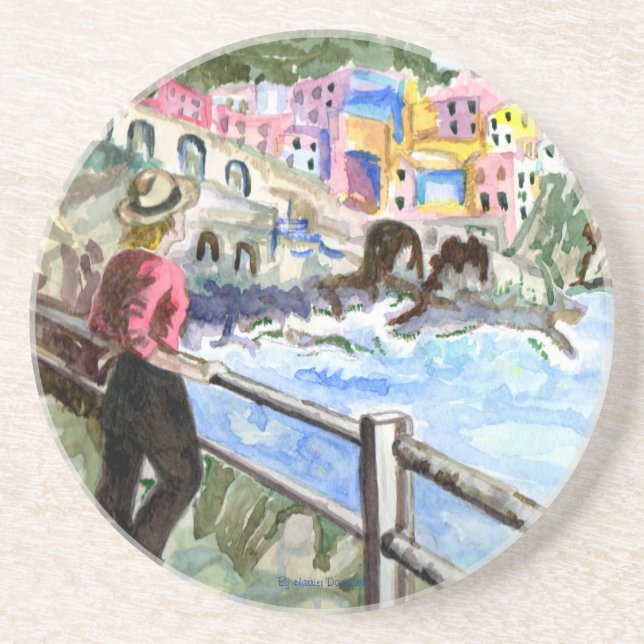 "WATERFRONT" - DRYCKKUSTER - DESIGNER GIFTS UNDERLÄGG (Framsidan)