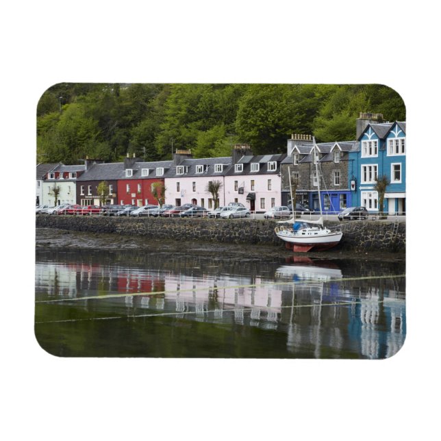 Waterfront, Tobermory, Isle of Mull, Skottland, 2 Magnet (Horisontell)