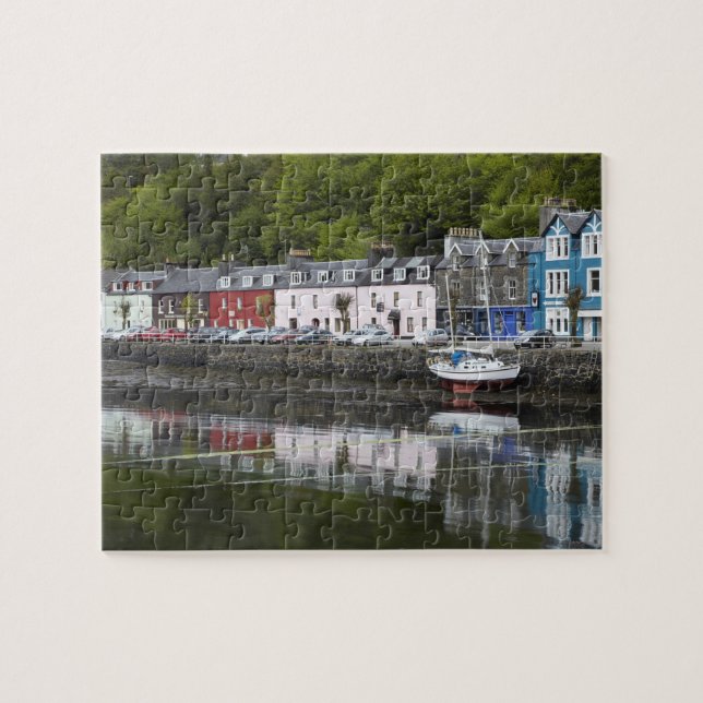 Waterfront, Tobermory, Isle of Mull, Skottland, 2 Pussel (Horisontell)