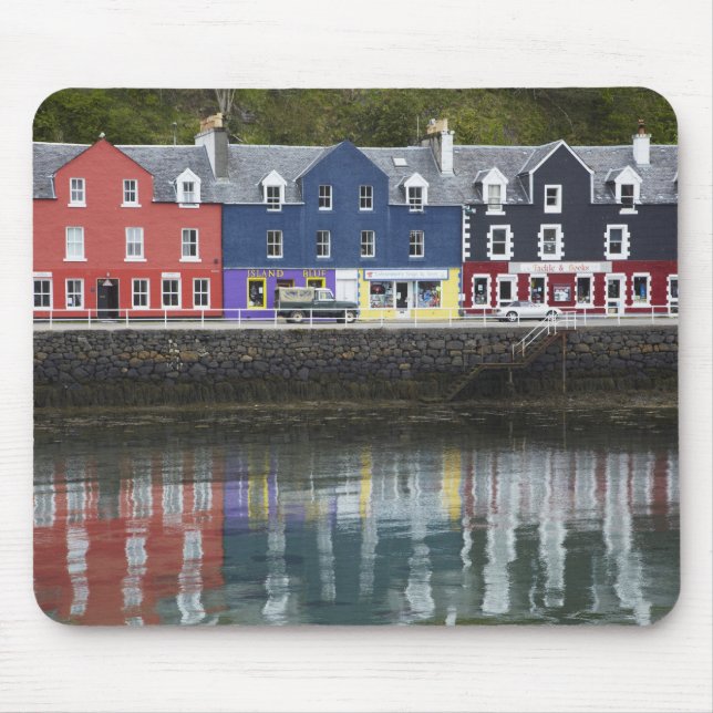 Waterfront, Tobermory, Isle of Mull, Skottland Musmatta (Framsidan)