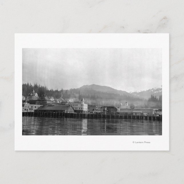 Waterfront View of Ketchikan, Alaska Vykort (Framsida)