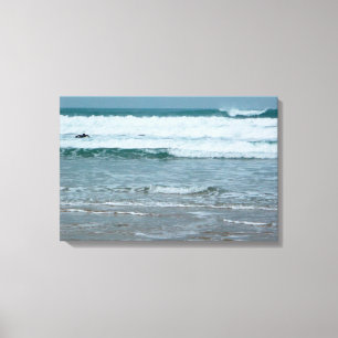 Watergate Bay Beach Newquay Cornwall England Canvastryck