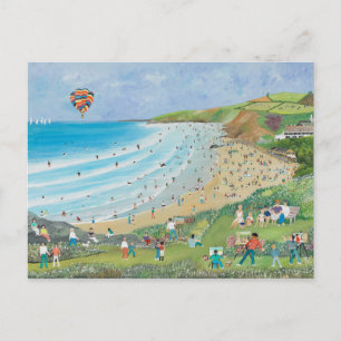 Watergate Bay Cornwall Vykort