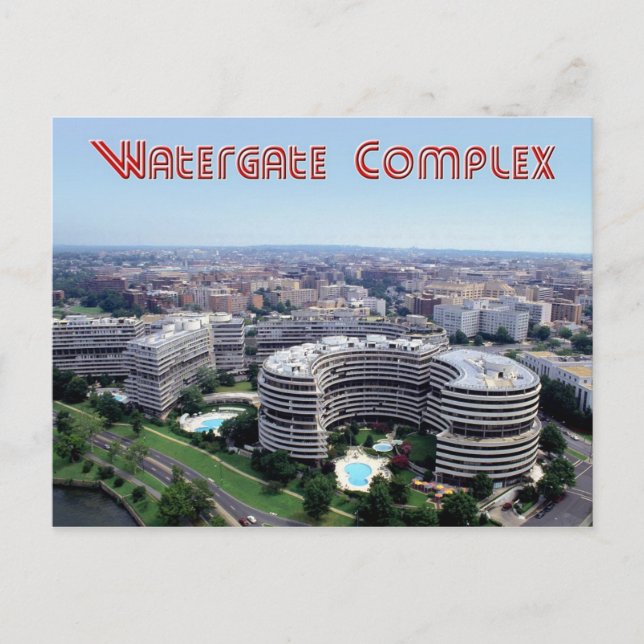 Watergate Hotel and Complex, Washington, D.C. Vykort (Framsida)