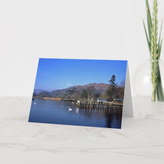 Waterhead Windermere Englanden Tack Kort (Framsida)