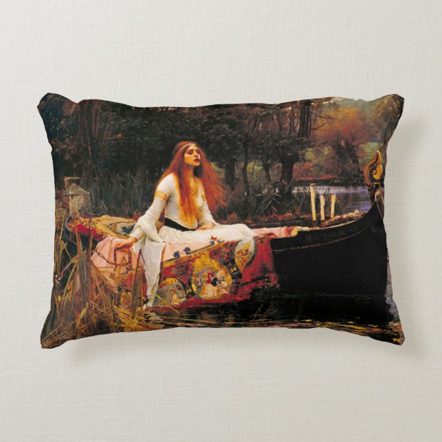 Waterhouse Dam i Shalott Prydnadskudde (Framsidan)