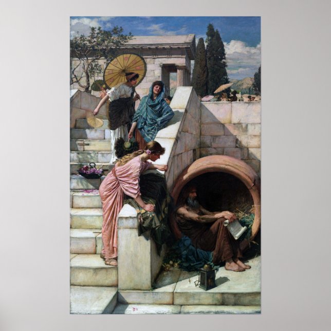 Waterhouse - Diogenes 1882 Poster (Framsidan)