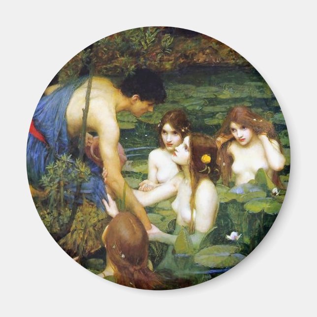 Waterhouse Hylas och Nymphs Magnet (Framsidan)