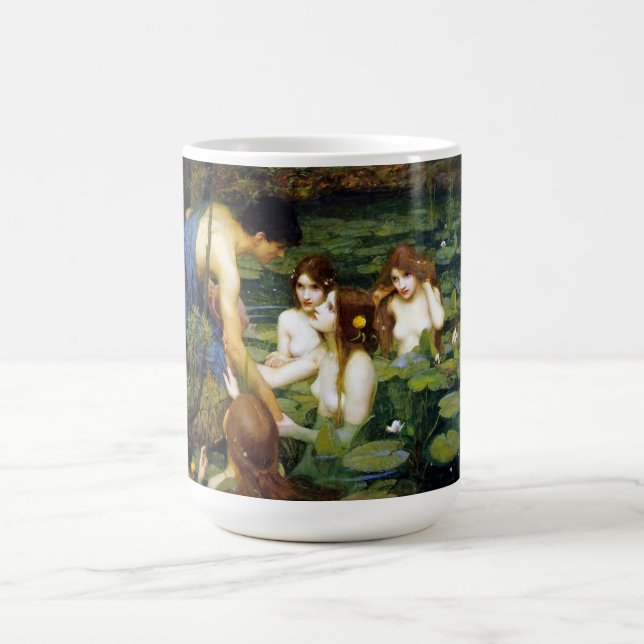 Waterhouse Hylas och Nymphsmuggen Kaffemugg (Center)