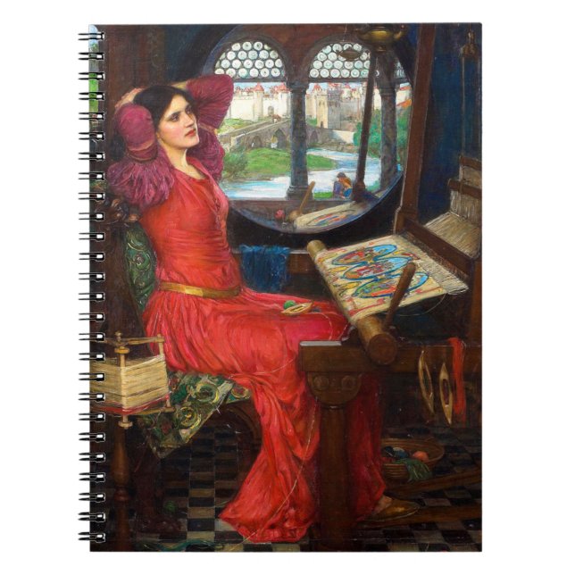 Waterhouse I Am Half-Sick of Shadows Anteckningsbok (Framsidan)