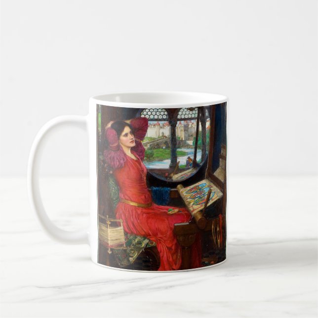 Waterhouse I Am Half-Sick of Shadows Kaffemugg (Vänster)