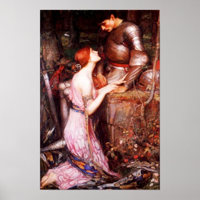 Waterhouse Lamia och Soldier Poster (Framsidan)