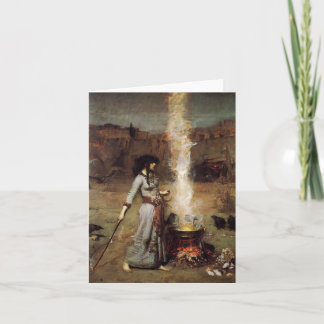 Waterhouse Magic Circle Note Card Kort