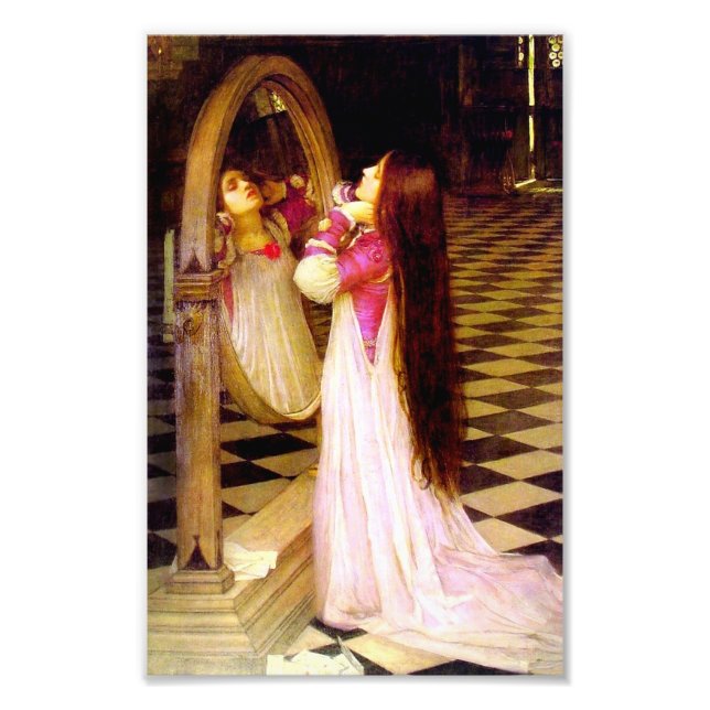 Waterhouse Mariana i sydlig utskrift Fototryck (Framsidan)