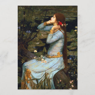 Waterhouse Ophelia Inbjudningar