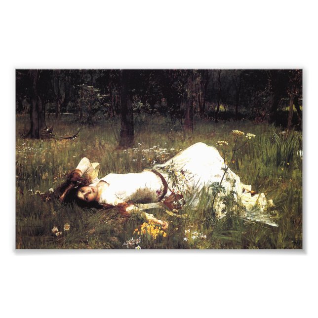 Waterhouse Ophelia Skriv ut Fototryck (Framsidan)
