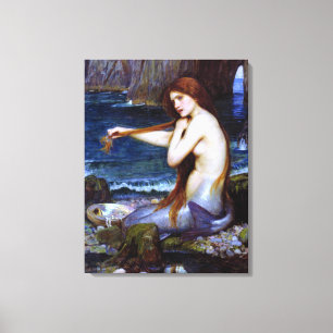 Waterhouse: Sjöjungfrun Canvastryck