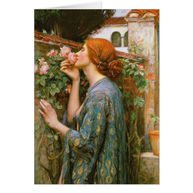 Waterhouse Soul ro Pre-Raphaelite CC1002-kort Hälsningskort (Framsidan)
