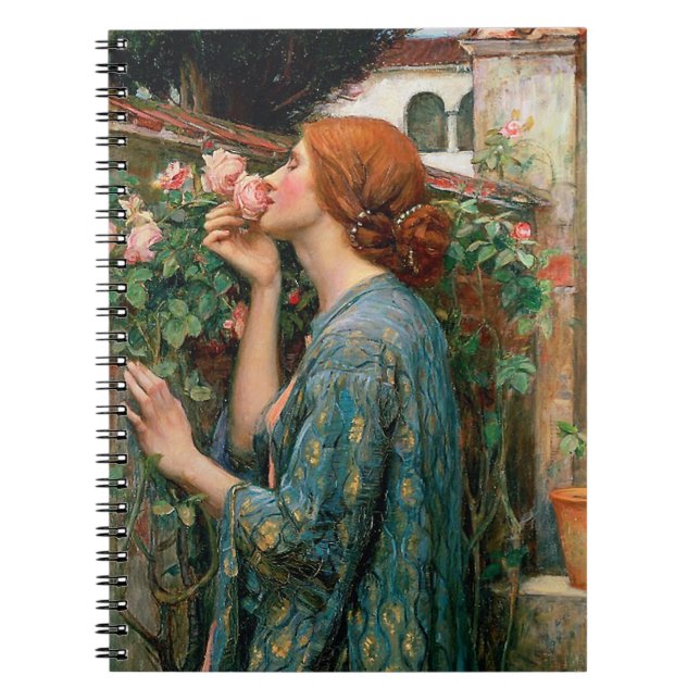 Waterhouse soulen av roanteckningsboken anteckningsbok med spiral (Framsidan)