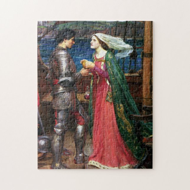 Waterhouse Tristan och Isolde pussel (Vertikal)