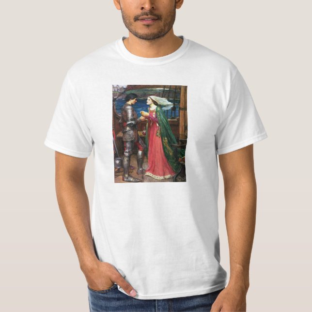 Waterhouse Tristan och Isolde T-tröja T-shirt (Framsida)