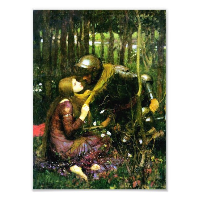 Waterhouse vackra kvinnor utan barmhärtig utskrift fototryck (Framsidan)