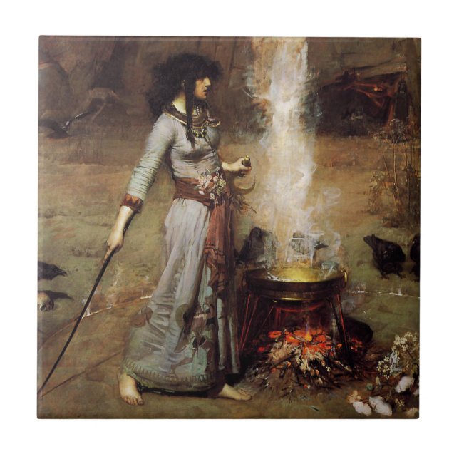 WaterhouseMagic Circle Tile Kakelplatta (Framsidan)