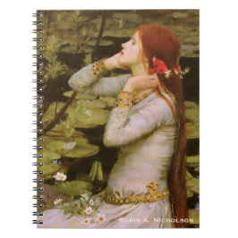 WaterhouseOphelia personlig Anteckningsbok Med Spiral