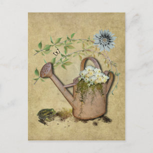 Watering Can & Garden Sak- vykort 3