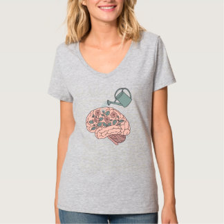 Watering My Brain Cells - Mental Health Awareness T Shirt