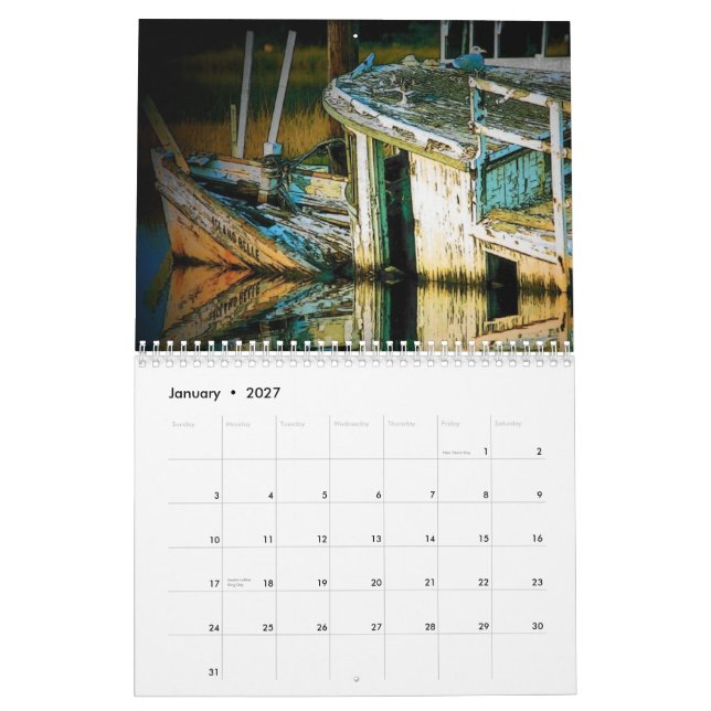 WATERLAND: Kalender för Chesapeake 2010 (Jan 2027)