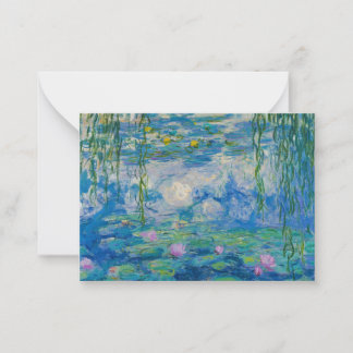 Waterlilies, 1916-1919 by Claude Monet Anteckningskort