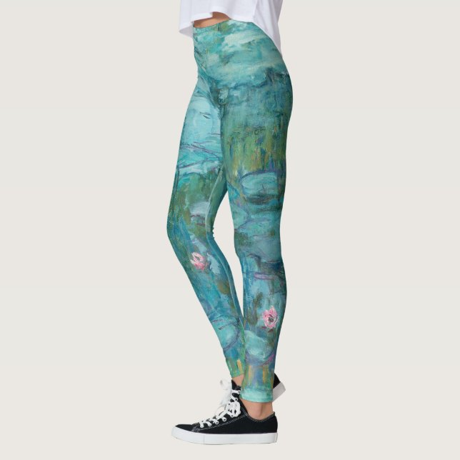 Waterlilies (av Claude Monet, 1915) Leggings (Vänster)