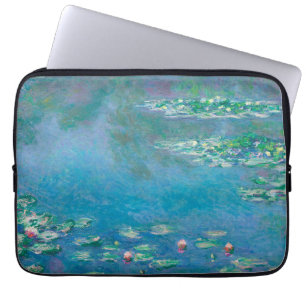 Waterlilies av Claude Monet Fine Art Painting Laptop Fodral
