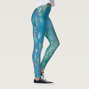 Waterlilies av Claude Monet Fine Art Painting Leggings