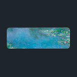Waterlilies av Claude Monet Fine Art Painting Returadress Etikett<br><div class="desc">Ett vackert mästerverk av Claude Monet - Vatten Lilies från hans trädgård i Giverny,  Frankrike. Ett av de mest berömd konstmålningarna i konsthistorien och ett vackert exempel på bra. Det här är verkligen ett fantastiskt konstverk och en underbar gåva till konst älskare.</div>