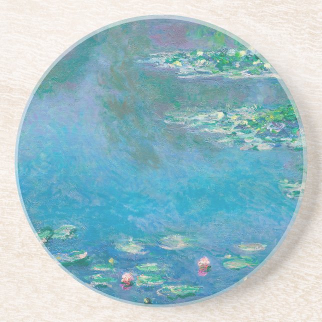 Waterlilies av Claude Monet Fine Art Painting Underlägg (Framsidan)