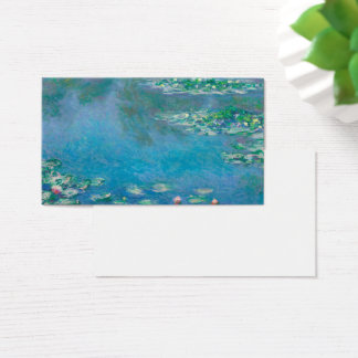 Waterlilies av Claude Monet Fine Art Painting Visitkort