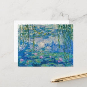 Waterlilies av Claude Monet Helg Vykort