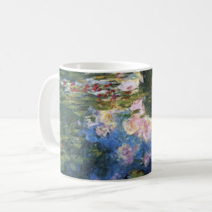 Waterlilies av Claude Monet, Vintage Garden Art Kaffemugg